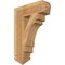 Ekena Millwork Merced Arts & Crafts Rough Sawn Bracket, Western Red Cedar, 6"W x 22"D x 30"H BKT06X22X30MRC03RWR - alternate 1